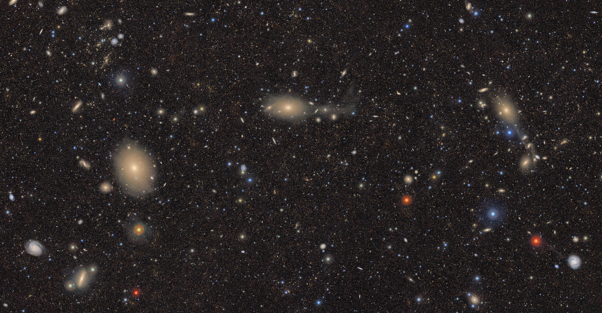 10 million galaxies in space